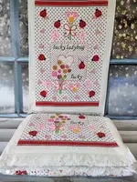 Lady bug набор кухонных полотенец 40х60см., 12шт/уп. By IDO Турция.