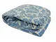 Плед 150х200 см Хлопок Oliver Синий Arya AR-TRK111000017435-blue