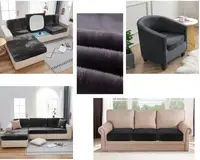 Чохли на дивані подушки - сидіння Homytex 50*70 (50/70)+20см. Темно-сірий