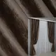 Комплект (2шт. 1,5х2,75м.) штор из ткани бархат. Цвет коричневый. Код 1443ш 33-0308