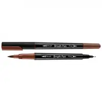 Маркер акварельний Santi Brush SW-23 391023 темно-коричневий