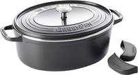 Гусятниця з кришкою GreenPan Featherweights CC002222-001 25 см 6.2 л чорна