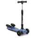 Самокат детский Best Scooter MAXI, с парогенератором и складным рулем. Black and Blue (100060)