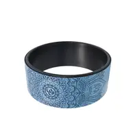 Колесо Dobetters Yoga DBT-Y1 Blue + Black для йоги та фітнесу стретчинг ролик йога-кільце 32*13 см