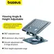 Подставка для ноутбука Baseus UltraStable Pro Series Rotatable and Foldable Laptop Stand (3hinge)