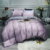 Постельное белье LILAC FOG/PLATINUM Premium Сатин однотон MERISET - Полуторный