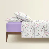 Двуспальное постельное белье с простыней на резинке FLORAL DANCE CS2