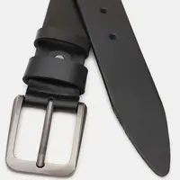 Чоловічий шкіряний ремінь Borsa Leather V1115FX15-black