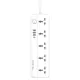 Удлинитель сетевой Ldnio SC5415 |PD20W/QC18W, 3USB/1Type-C, 5Sockets|