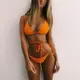 Купальник женский раздельный 5039-orange-M оранжевый