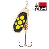 Блешня-вертушка D.A.M Effzett Standart black spotted 4 gr