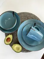 Столовий сервіз Ardesto Bagheria Misty blue 30 предметів 6 персон