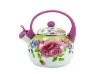 Чайник эмалированный со свистком 2,2 л Pink Zauberg FT-7-22-L 79863