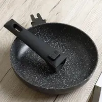 Сковорода універсальна Fissman Fiore FS-14295 28 см чорна