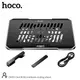 Куллер для Ноутбука HOCO Cool RGB notebook cooling stand DH19 |360x255x28mm, 17", 2usb, 10 RGB Modes|