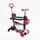 Самокат 5 в 1 Best Scooter, PU колеса с подсветкой. Pink (163307)