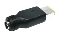 Переходник для блока питания Square tip 11.0x4.5mm (+pin) з 5.5x2.1(2.5)mm (Female) 90w (A class) 1 день гар.