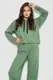 Спортивный костюм женский двухнитка, цвет оливковый, 252R500