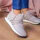 Женские стильные кроссовки Fashion Ringer 1036 39 размер 25  см Серебро