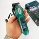Аккумуляторная машинка для стрижки VGR V-600. Цвет: зеленый