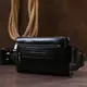 Мужская сумка на пояс из натуральной кожи Vintage 20474 Черный