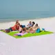 Коврик-подстилка для пикника или моря анти-песок Sand Free Mat 200x200 см Зелёный