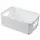 Корзина с ручками для хранения вещей Stenson TD-00915-M 25х16.5х6 см белая