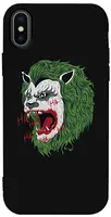 Чехол-накладка TOTO Matt TPU 2mm Print Case Apple iPhone X/XS #12 Green Lion Black
