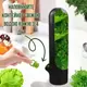 Oрганайзер-контейнер для хранения зелени Herb Saver, чёрный