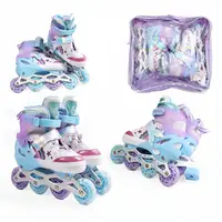 Роликові ковзани Best Roller 11-04 М PU колеса світяться. Multicolor (розмір 34-38) (186965)