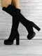 Женские зимние ботфорты Fashion Jammer 1322 36 размер 23,5 см Черный