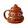 Кружка керамическая фигурная Какашка Emoji №3