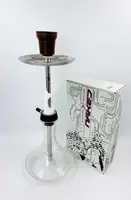 Эксклюзивный кальян Doubletoke Naked в элегантном матово-белом исполнении
