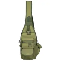 CamoTec сумка Gunner Sling 2.0 Olive, сумка через плече, армейская сумка олива, мужская сумка, военная сумка