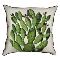 Подушка с мешковины Кактус 45x45 см (45PHB_TFL026_BL)
