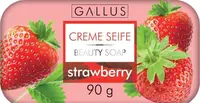 Твердое мыло 90 гр Strawberry Gallus Creme Seife 4251415300964