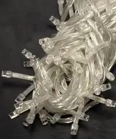 Светодиодная гирлянда 160 LED классическая 5 мм длина 8.5 метров с прозрачным проводом свет синий (1120-02)