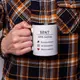 Кружка "Брат - 100% любовь", Черный, русский, Деревянная подарочная коробка с гравировкой, 330 мл