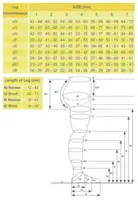 Колготы компрессионные с закрытым носком 2-й класс Orthopoint ERSA-511 антиварикозные колготы Размер XL
