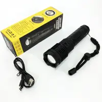 Ліхтарик PLD-H007 White Laser LED PM10-TG із вбудованим акумулятором PowerBank, Ліхтарик тактичний ручний