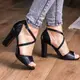 Женские босоножки Fashion Yasmine 2962 40 размер 25,5 см Черный