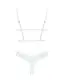 Heavenlly комплект открытый белый Obsessive (XL/XXL)