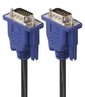 Кабель VGA-VGA папа-папа 5 метра с ферритами 3+2 (2899)