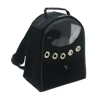 Рюкзак-переноска 304259 Zoobaza - черный, 16х26х30