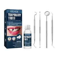 Мягкий пластик для временного протезирования зубов EELHOE Temporary Tooth 30 мл — пластилин для зубов и творчества