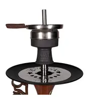Кальян AMY Deluxe 105.02 Woodica висота 64 см Коричневий