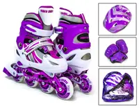 Комплект роликов Power Champs. Violet (размер 29-33) 537774693