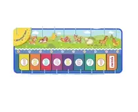 Дитячий килимок музичний Musical Mat, піаніно, звуки тварин, ноти, мелодії. Multicolor (152364)