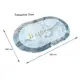 Влагопоглощающий коврик 380х580х3мм "Ванная комната" мрамор (D) SW-00001569