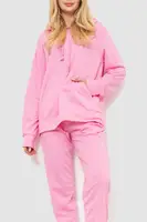 Спортивный костюм женский двухнитка, цвет розовый, 244R009